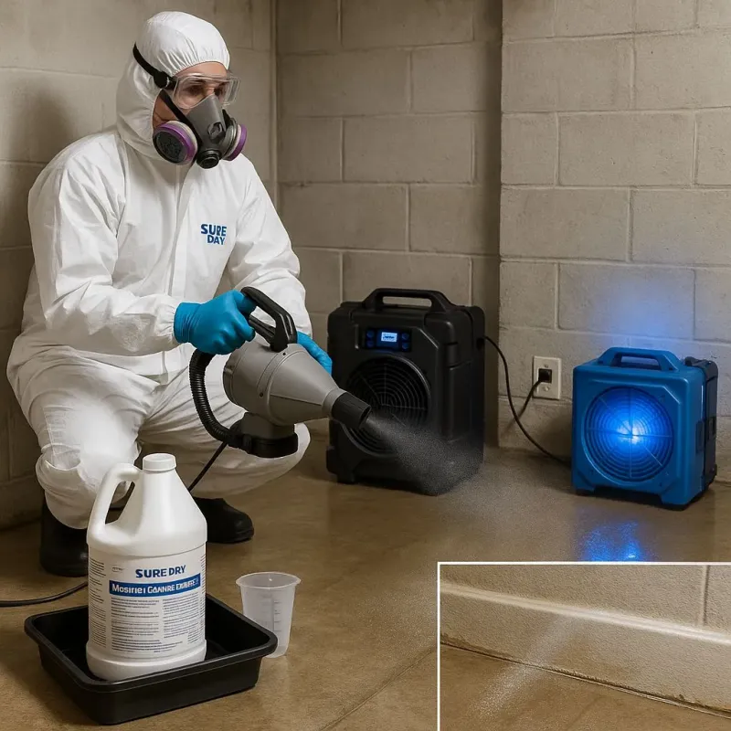 Sanitization and Odor Removal process in Tiverton, RI